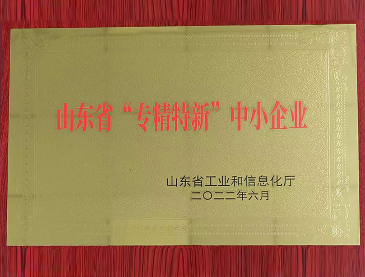 山东省“专精特新”中小企业
